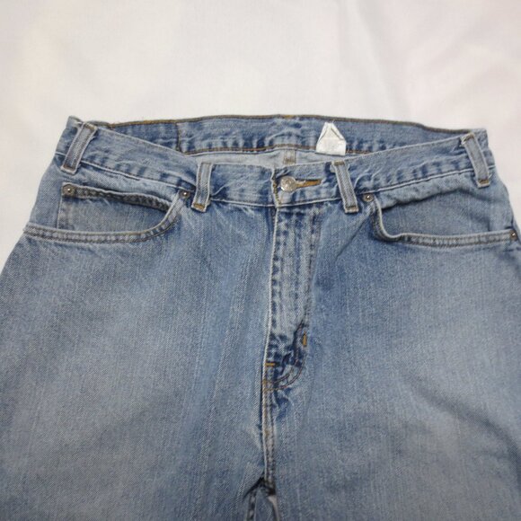 JEANS mens DENIM blue RELAXED cotton SIZE 33 - Picture 3 of 8